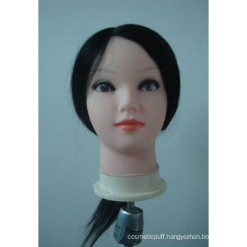 Hot Sell Cheapest Training Head Brown Color Doll Training Head/Hairdressing Head/100% Human Hair Training Head for Hairdressing School